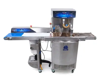 tempering machine selmi Ex plus wih Enrobing Belt