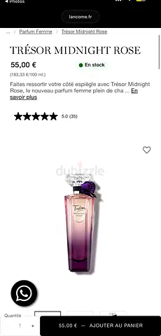 Lancôme Trésor Midnight Rose Eau de Parfum - 75ml (authentic)