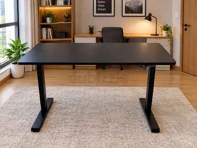 Ikea Black Electric Height-Adjustable Standing Desk - Large Top