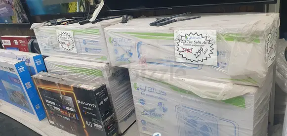 Brand new 2.5 Ton Split AC units (boxed) - multiple available