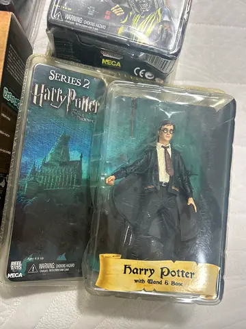 NECA Harry Potter Series 2 Action Figure (with Wand & Base) - New In Box