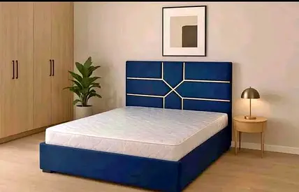 Brand New luxury King size bed frame with mattress available
