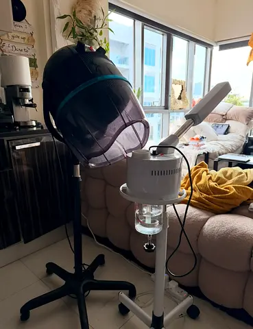 Salon hair steamer and hood dryer set - working condition