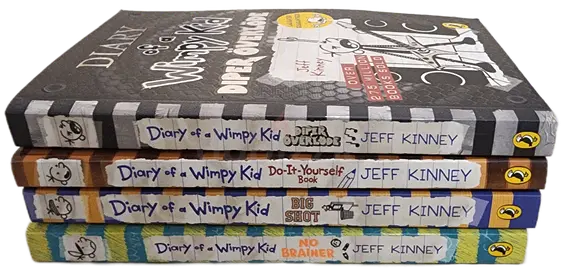 All time best seller original Diary of a Wimpy Kid Book Collection by Jeff Kinney