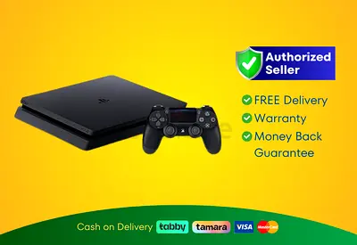 Sony PlayStation 4 - Slim - Black - 500GB | New | Warranty | FREE Delivery