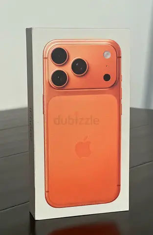 Apple iPhone 17 Pro in the stunning Cosmic Orange finish — Brand new, sealed, unwanted gift!