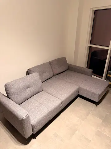 Home Centre Monarco 3-Seater Right Corner Sofa – Grey (RRP AED 2,999)