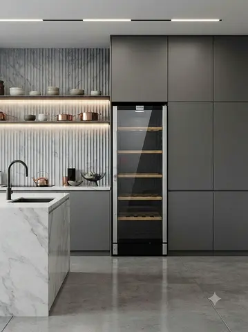 Vestfrost Wine Cooler – Black | Made in Denmark | Premium Wine Fridge