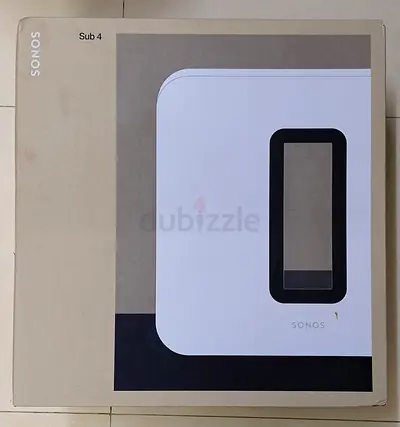 Sonos Sub 4 - Wireless Subwoofer - White Brand New