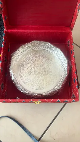 Silver plated plate