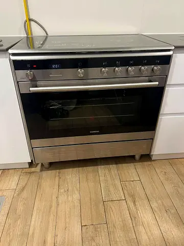 Siemens iQ500 top gas oven electric cooker with dual fan 90x60 cm