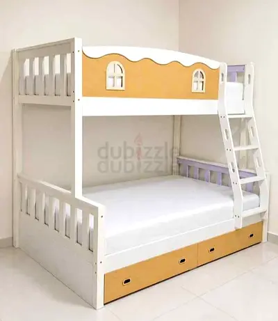 Brand New sold wooden Bunk Bed including Medical Mattress Available
