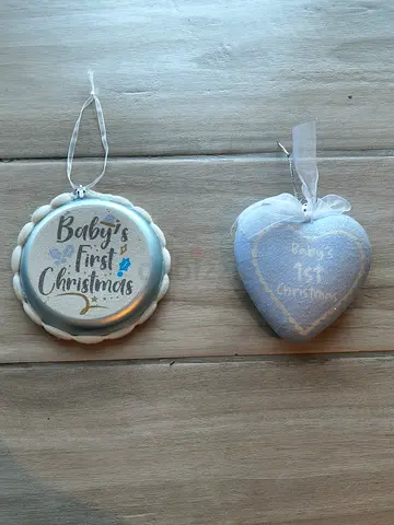 Baby's First Christmas ornaments
