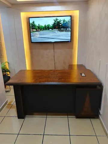 Solid Wood Executive Office Desk