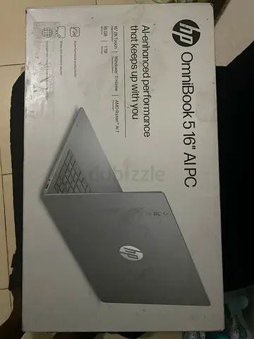 HP OmniBook 5 16" AI PC - Ryzen 7, 16GB RAM, 1TB SSD (Boxed)