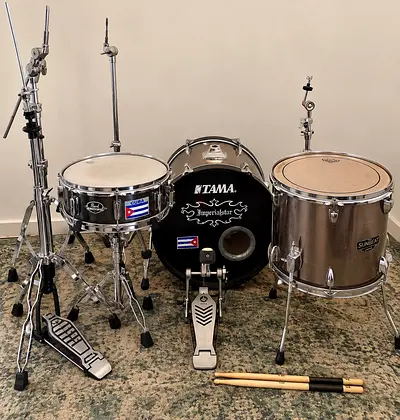 TAMA Imperialstar Acoustic Drum Kit + Pearl Snare + Hardware