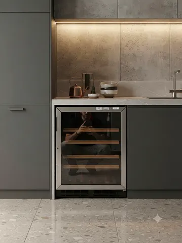 EuroCave Latest Model Dual-Zone Temperature Wine Fridge – Premium Wine Cooler