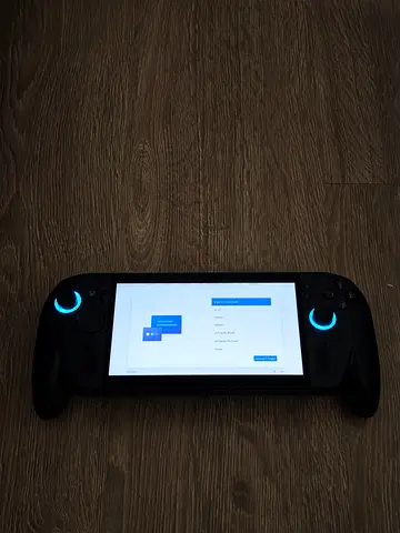 Handheld Windows Gaming Console with Dual Analog Lights - Works with charger