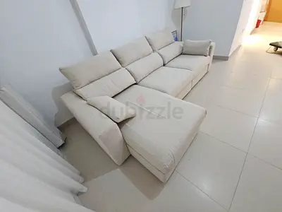 Ikea Eskilstuna L shape sofa bed with storage