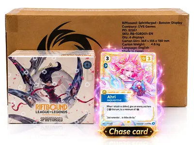 Riftbound Spiritforged SEALED Case ! (6x booster box)
