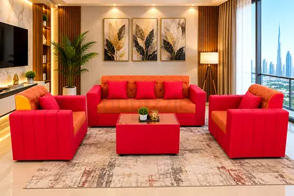 Premium Fabric 5-Seater Sofa Set
Beautiful fabric sofa designed for comfort and everyday use. Incl