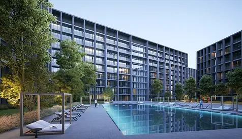 Luxury 1BHK Apt 2 bath Balcony Wardrobe Open View Modreen Design And finishing With All Facilities