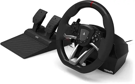 (NEGOTIABLE) Hori RacingWheel Apex For Playstation5, Also compatible with Ps4 with pedals.