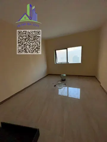 1-bedroom apartment in Al Nuaimiya 1 beside Gulf Bridge, featuring an open-view balcony and bathroom, in a prime location near services and main roads