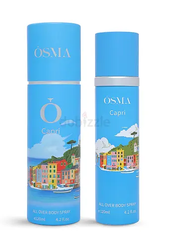 Osma Capri All Over Body Spray 120ml - Light Floral/Marine Scent