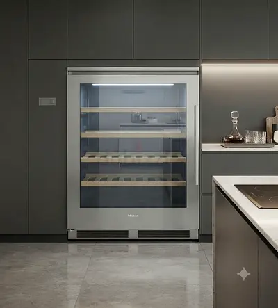 Miele KWT 6321 Built-In Wine Fridge – Dual Zone | Latest Version | Premium Wine Cooler