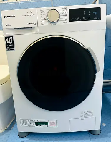 Panasonic 8KG Front Load Washing Machine – 1400 RPM – Inverter – Excellent Condition