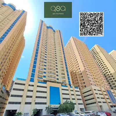 A spacious 1-bedroom apartment is available for rent in Paradise Lake Tower B6, Emirates City, Ajma