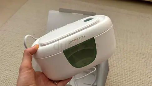 Momcozy Electric Wet Wipes Warmer - White, Barely Used