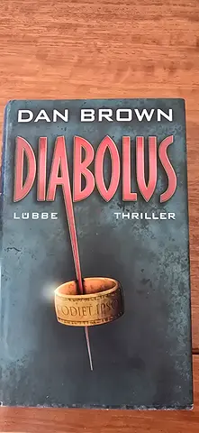 Diabolus by Dan Brown (Thriller) - Hardcover in German