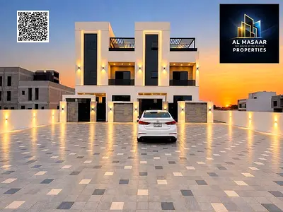 فيلا شامل رسوم التسجيل مودرن5 غرف للبيع في الزاهية | تشطيب شخصي فاخر | تملك حر لجميع الجنسيات