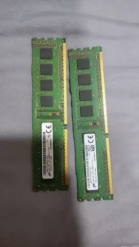8GB DDR3 RAM — 2x4GB Micron 1600MHz Desktop Memory