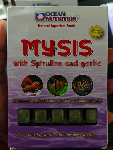 Ocean Nutrition Mysis with Spirulina & Garlic – 100g | Premium Frozen Fish Food
