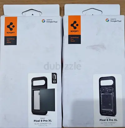 Pair of Spigen Slim Armor Cases for Google Pixel 9 Pro XL (new in box)