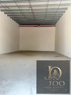 New warehouse available in Al Jurf Industrial Area 1. Area: 2,000 sq. ft. Electricity: 20 kW.