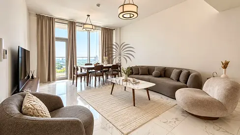 High Floor | Fully Furnished | 2BR + Maid | 2 Parking