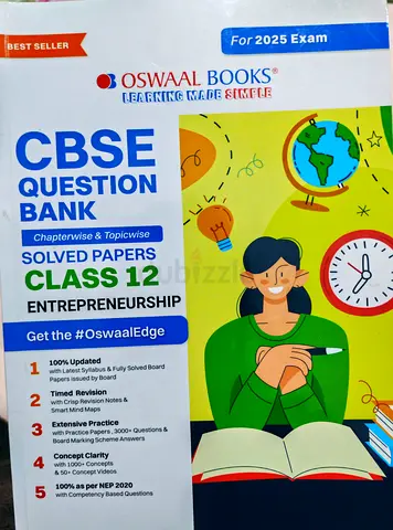 CBSE Class 12 Entrepreneurship Oswaal Question Bank- Study Notes and Solved Papers