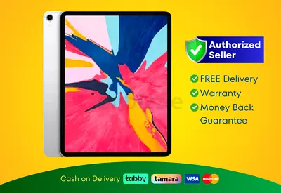 Apple iPad Pro 12.9 inch (3rd Gen) - A12X Bionic Chip - WiFi + Cellular - 256GB - Silver, A2014 | Br