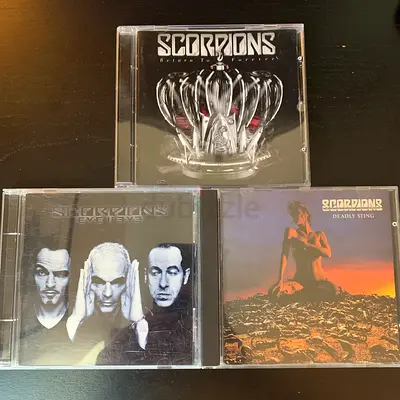 3 scorpions music albums CDS