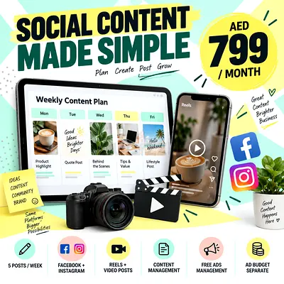 799 AED/Month - Facebook, Instagram & Reels Management Ajman - 799 AED/Month