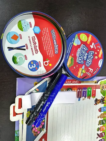 NUMBER SHAPES ALPHABETS WIPE PLAY AND LEARN REUSABLE WIPE