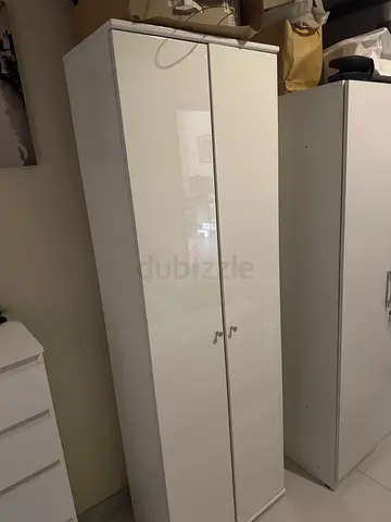 Shoe cupboard/cabinet - 10 shelves - white