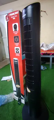 Nikai Tower Fan - Black, Good Working Condition