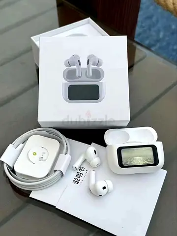 Wireless In-Ear Earphones with Smart Display Charging Case