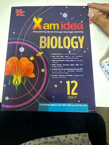 Exam Idea Biology Book for Grade 12 (2026-27) cbse