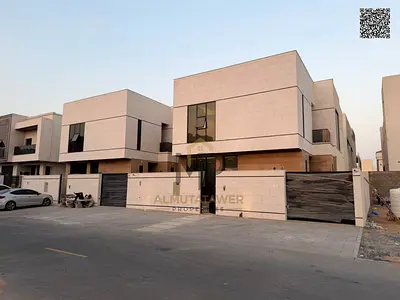 فيلا فاخرة للبيع في الحليو 2 – عجمان بتصميم عصري وتشطيبات راقية، تملك حر لجميع الجنسيات، مع شمول رسوم التسجيل والتملك وتسهيلات بنكية مرنة، لتجمع بي